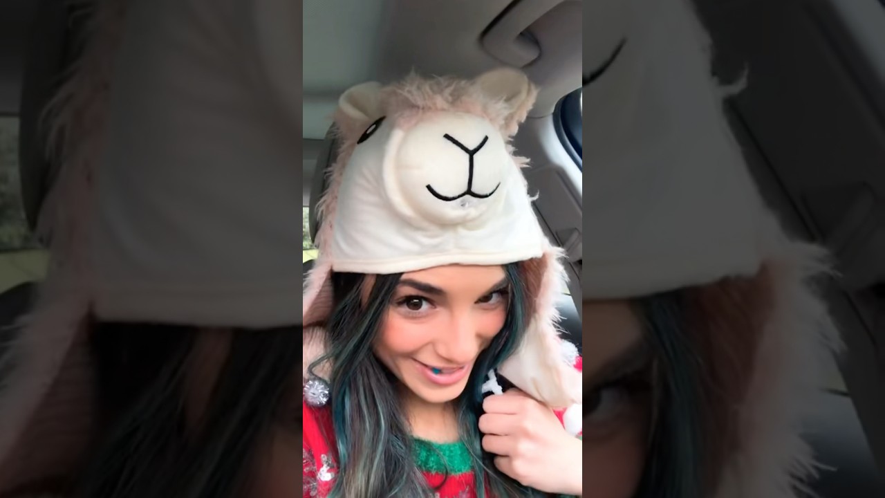 Spitting Llama prank.  