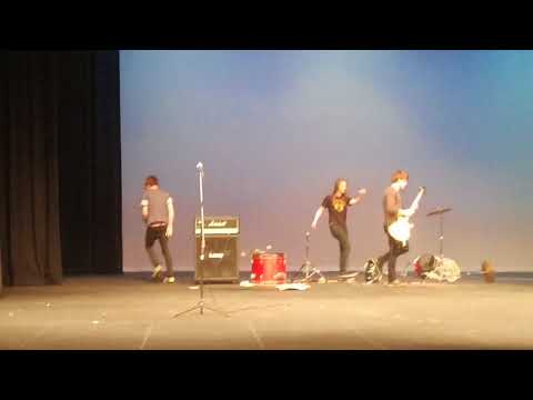 Band destroys equipment at high school talent show