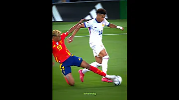 Doue Vs Yamal Football Soccer Lamineyamal Doué France Spain 