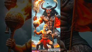 Hanuman Ram 🚩 VS Raban Rakshas War Battle। Kiska Biday huya Dekho🙏? Hanuman Status🚩।#shorts#trending