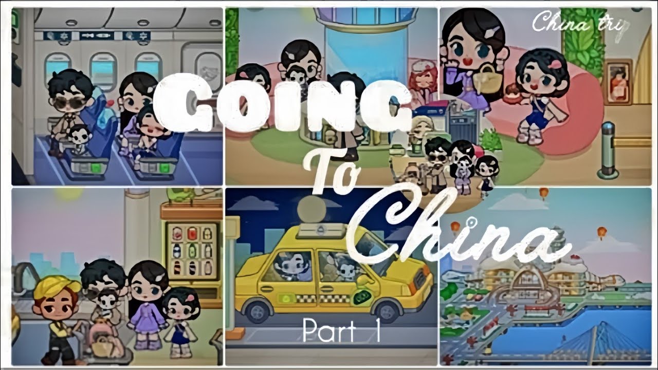 Going to China 🇨🇳⛩️ part 1 | Gameworld vLoG | #gameworld #tocaboca #cozyverse 