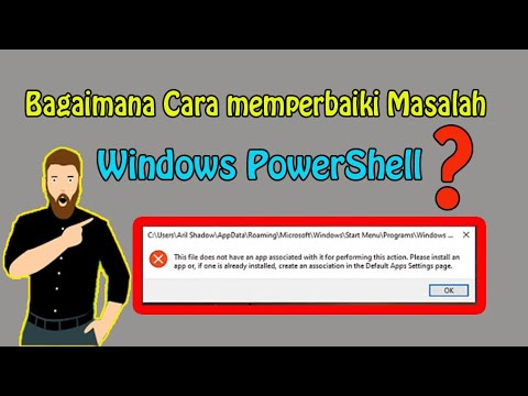 Cara memperbaiki windows powershell di windows 10