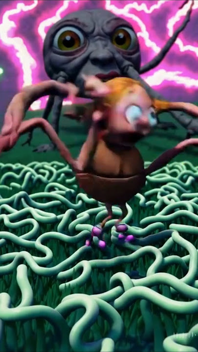 Miss Muffet Sat Down  The Spider Decided #toonterror #horror #shorts  #animatedshorts #aishorts
