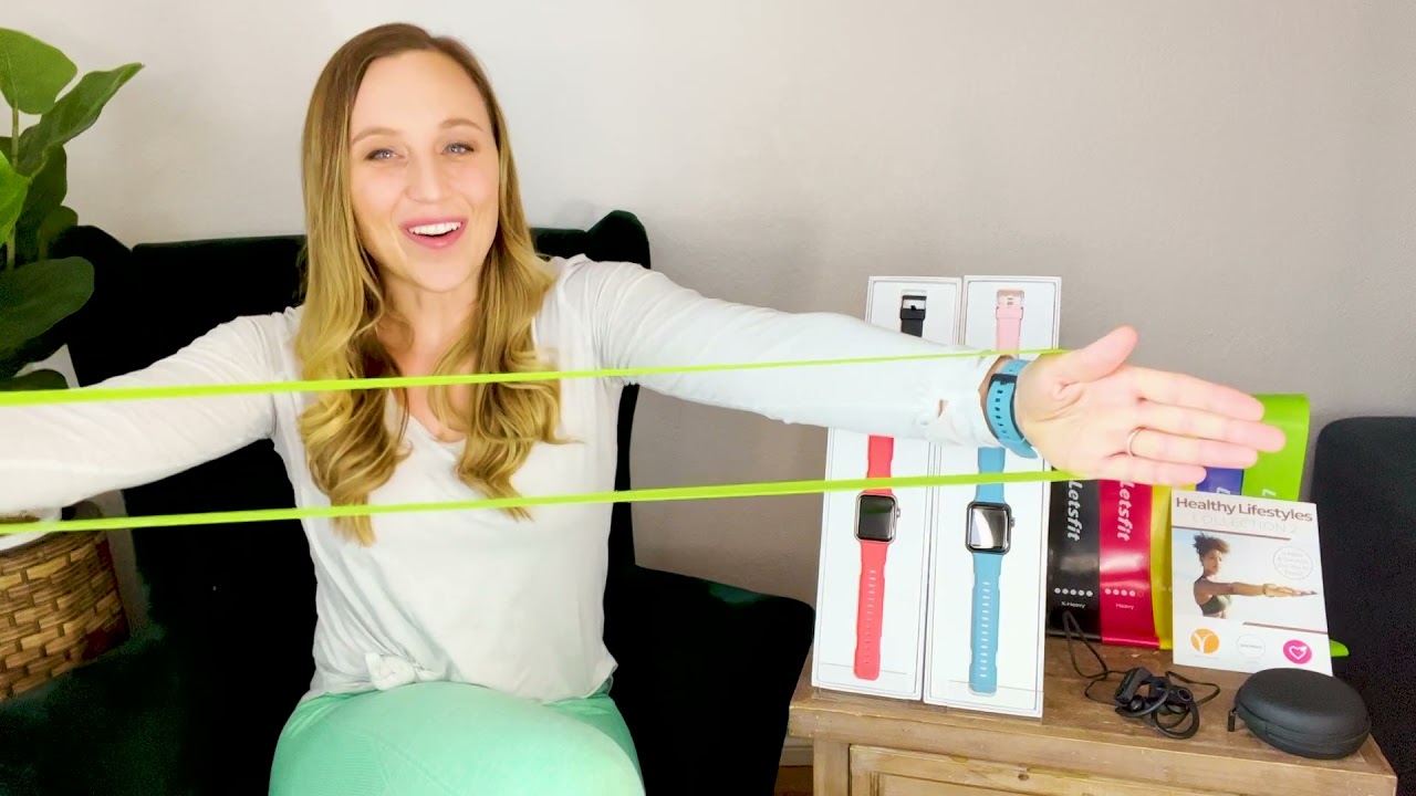 Letsfit black IW2 w/ earbuds b