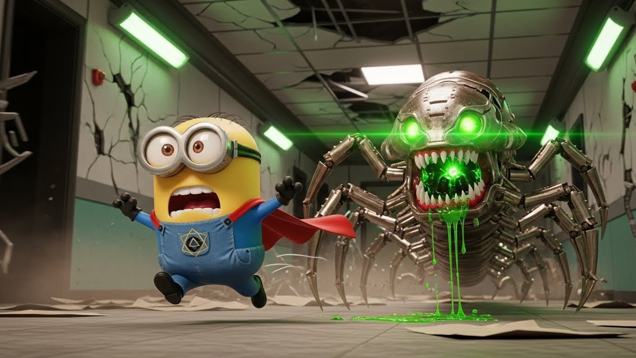 😱 OMG !Giant centipede crawls into minions – Most shocking lesson ever! | Minions Special episode
