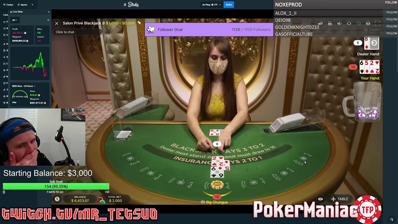 From 3 to ,000 EPIC GOATED BLackJack Gambling RUN!!    (PART 2) Salon Privé  ( Prive ) Tables!