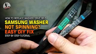 Samsung Washing Machine Drive Belt Replacement DIY | WA80 Series Models