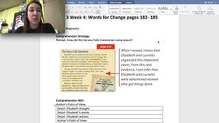 Unit 3 Week 4 Words for Change 4th Grade