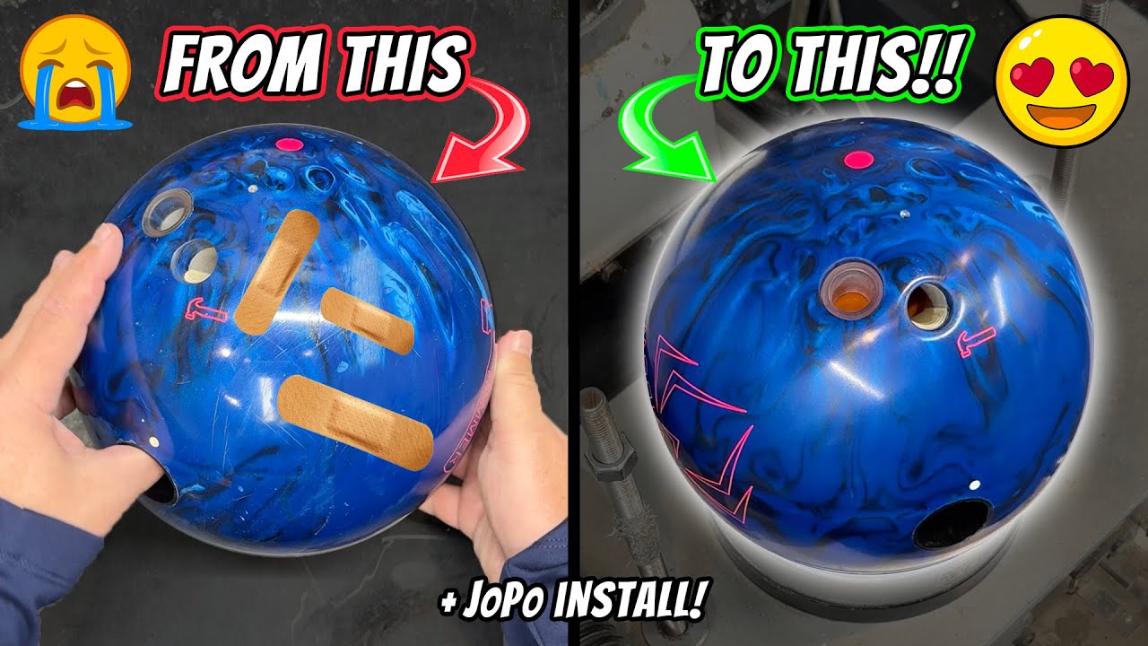 МОЙ ШАР ДЛЯ БОУЛИНГА ПОВРЕЖДЕН! | Давайте его починим!