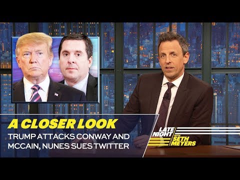 Trump Attacks Conway and McCain, Nunes Sues Twitter: A Closer Look