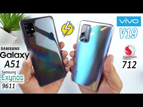 Samsung Galaxy A51 vs Vivo V19 Speed Test & Camera Comparison