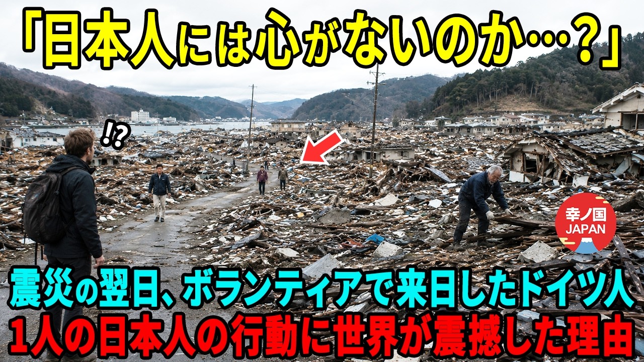 【海外の反応】「日本人はとんでもない民族だ」 大地震の最中にも冷静さを保つ日本人を見たドイツ人が驚愕した理由とは!?