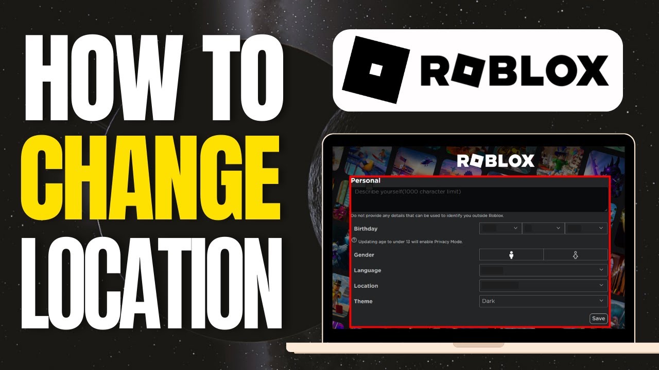 How To Change Account Location On Roblox YouTube 