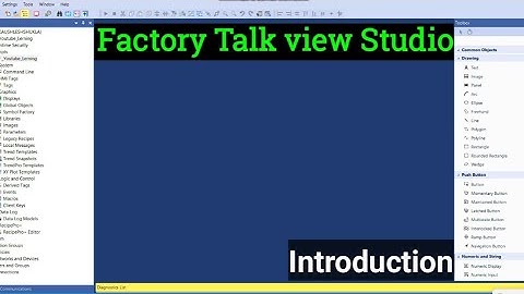 FactoryTalk View Studio || Software Introduction || Rockwell Software || SCADA