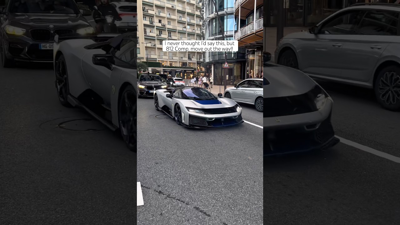 The Monaco track has been open for 5 minutes and bang…a Ferrari F80 appears!