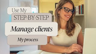 Interior designers: Use my PROCESS for signing more clients (using a CRM tool like Dubsado)