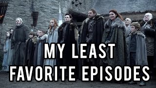 The Worst Game of Thrones Episodes (Based on First Viewing)