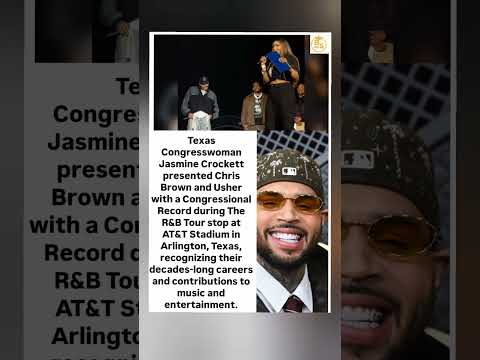 Jasmine Crockett Honors Chris Brown & Usher #shorts #JasmineCrockett #ChrisBrown #Usher