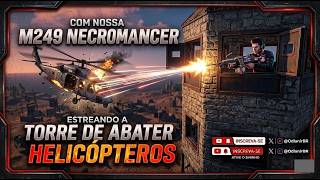 Estreando nossa Torre de Abater Helicópteros com nossa M249 NECROMANCER - Rust PVE BRAZ - US #rust