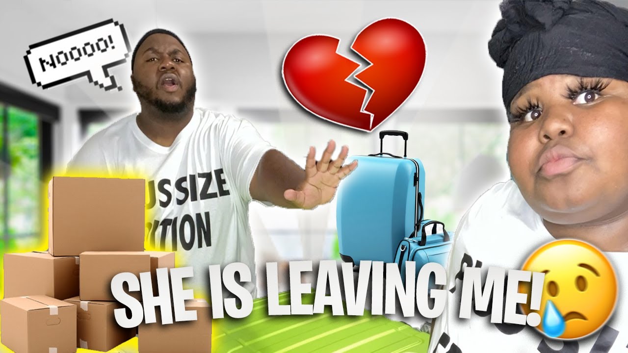 "I'M MOVING OUT" PRANK ON BOYFRIEND *HE DOESN'T LET ME LEAVE*