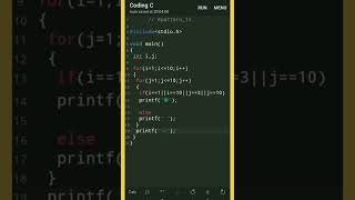 #pattern_13 || D pattern in C || #TUSHAR_TECH || #shorts 16 Programming For Beginners C Language Pattern Printing Alphabet P Using C Code Coding