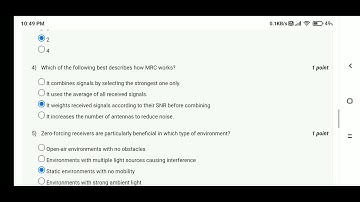 Optical Wireless Communications for Beyond 5G Networks and IoT 2025 , week 4 assignment 4