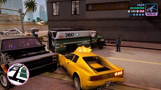 GTA Vice City Cop Shootout + 6 Star Wanted Level Escape