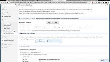 How to save the Emails you have sent to Salesforce