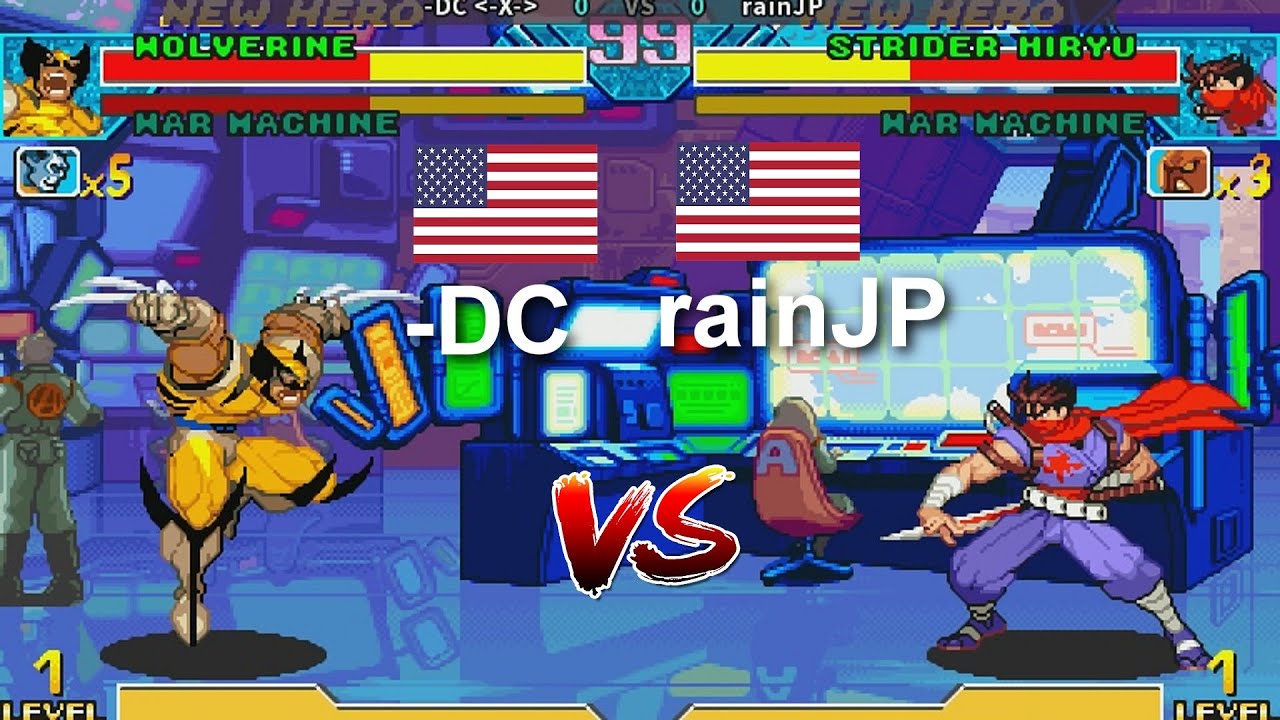 Marvel vs Capcom - -DC vs rainJP (Cow) - YouTube