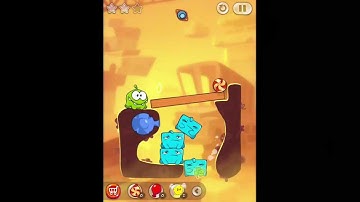 Cut The Rope 2 for iOS Level 3: Junkyard 3 Stars Walkthrough