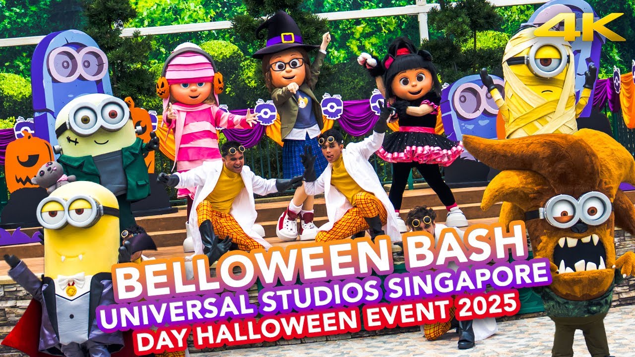 MINIONS BELLOWEEN BASH at TRICK or Thrills 2025 USS Day Halloween Event