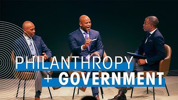 (Audio Described) Why government needs philanthropy, ft. Deval Patrick, Wes Moore, Jonathan Capehart