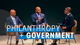 (Audio Described) Why government needs philanthropy, ft. Deval Patrick, Wes Moore, Jonathan Capehart