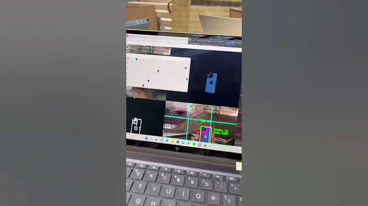 Color tracking part 1 to Tello drone (tracking the color blue)