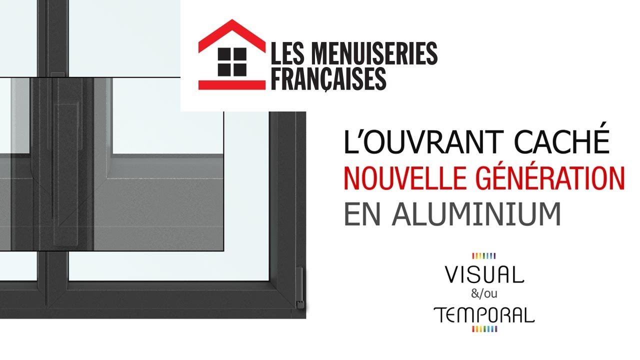 Fenêtre ouvrant caché en aluminium - Alumaine