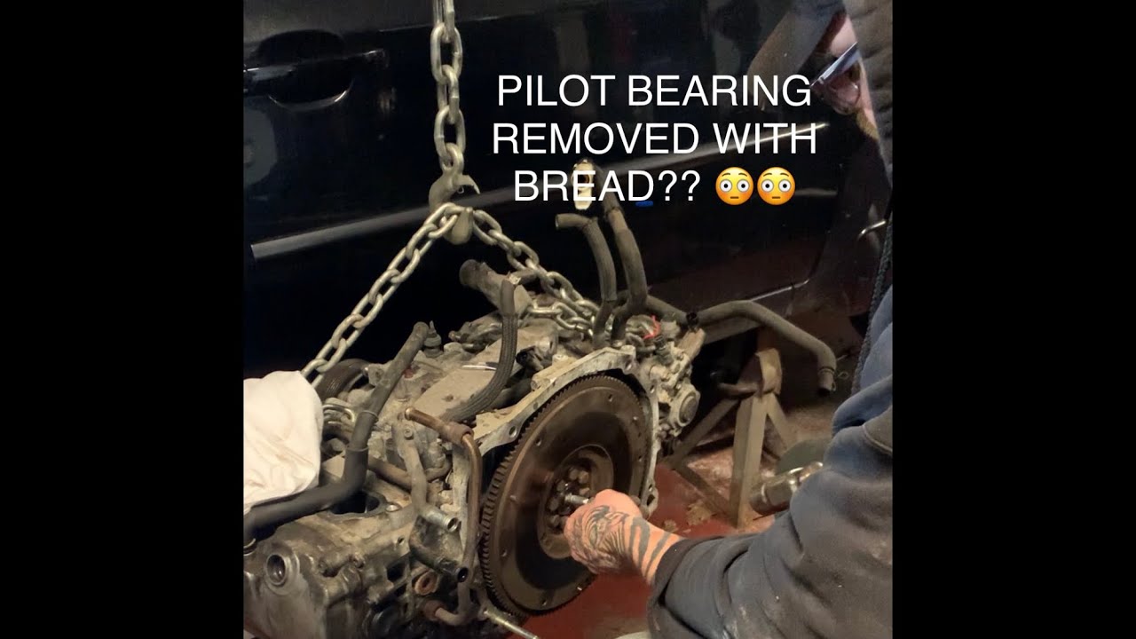 2.5 Subaru Pilot Bearing Removal with Bread!?!? 😮😮😮 YouTube