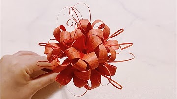 55. Origami simple spider lily /Manjusaka折纸彼岸花