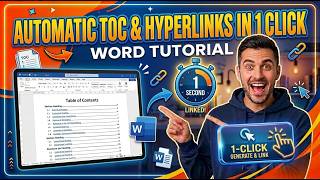 How To Create Table Of Contents In Word Automatically and Hyperlinked in 1 Click (2026)