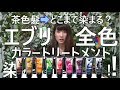 【９色染めNo1】エブリカラートリートメント！茶色髪の方！参考にどうぞ！