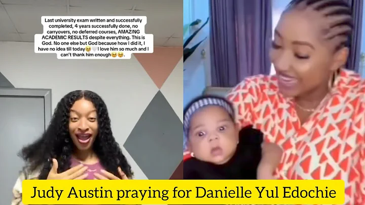 Judy Austin trying to Provoke May Yul Edochie by praying her her only daughter Danielle Yul Edochie