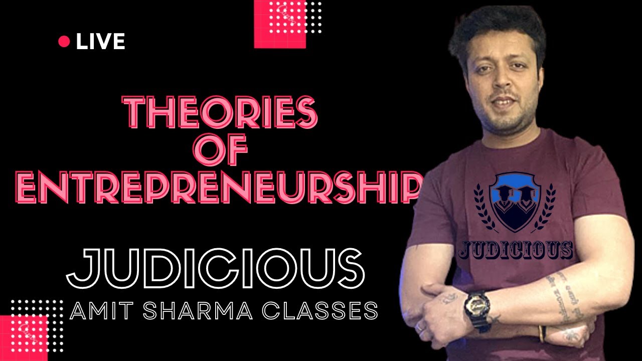 THEORIES OF ENTREPRENEURSHIP - YouTube