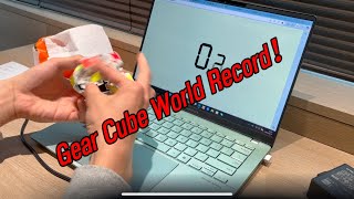 Gear Cube World Record!! 0.6 second!