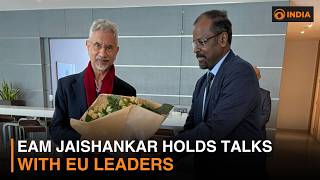 EAM Jaishankar holds talks with EU leaders in Brussels and more news | DD India Newshour