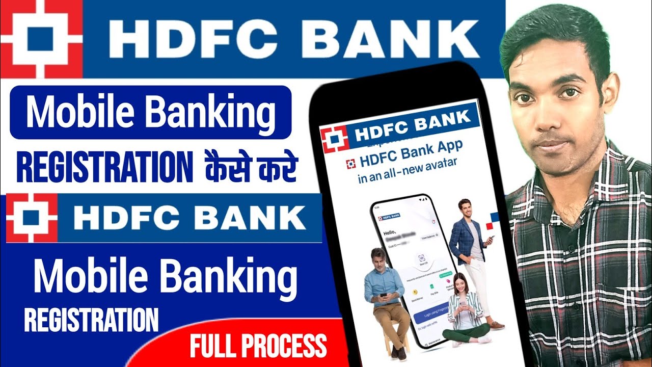 HDFC Mobile Banking Kaise Chalu Karen | How To Register HDFC Mobile Banking | HDFC Banking App.