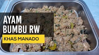 Ayam bumbu rw khas manado