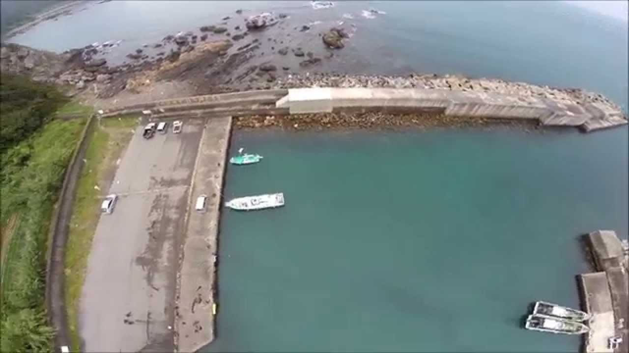 空撮アオリイカ釣り場 和歌山 日高町 田杭漁港 Youtube