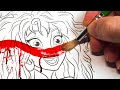 HORROR Artist vs $2 DISNEY FROZEN Colouring Book