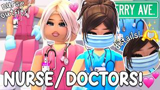 Realistic Doctor & Nurse Tutorial And Outfit Codes For Berry Avenue