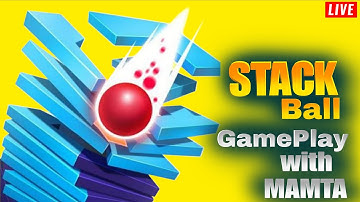 Stack ball Live Gameplay #gaming #stackball #verticallivestream#games