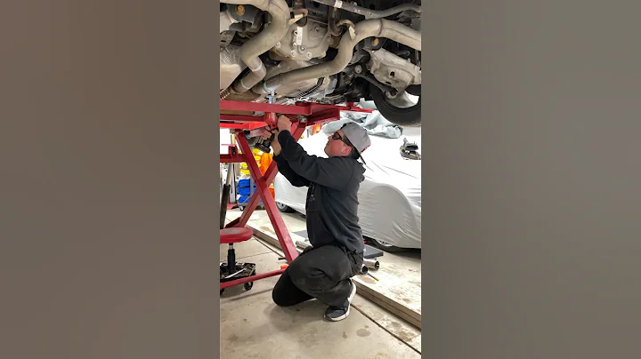 Installing @PypesExhaust H-Pipe on a 2019 Ford Mustang GT 😍 #ford #mustang #gt #exhaust